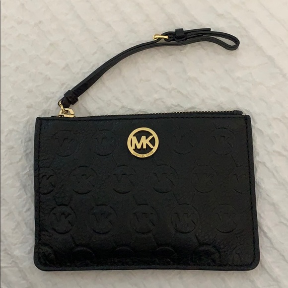 Leather Michael Kors Wristlet